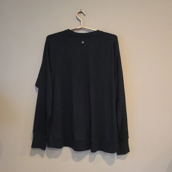 NWT Zella actiwear women's sz.1X black with metallic fabrics( E) - Picture 4 of 12